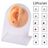 12Pcs/Card Fake Cheater Non Pierced Magnet Ear Tragus Cartilage Lip Labret Stud