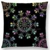 New Dreamy Emerald Spirit Flower Pillow Case Soul Mandala Elegant Flourish Floral Pattern Design Prints Retro Cushion Cover