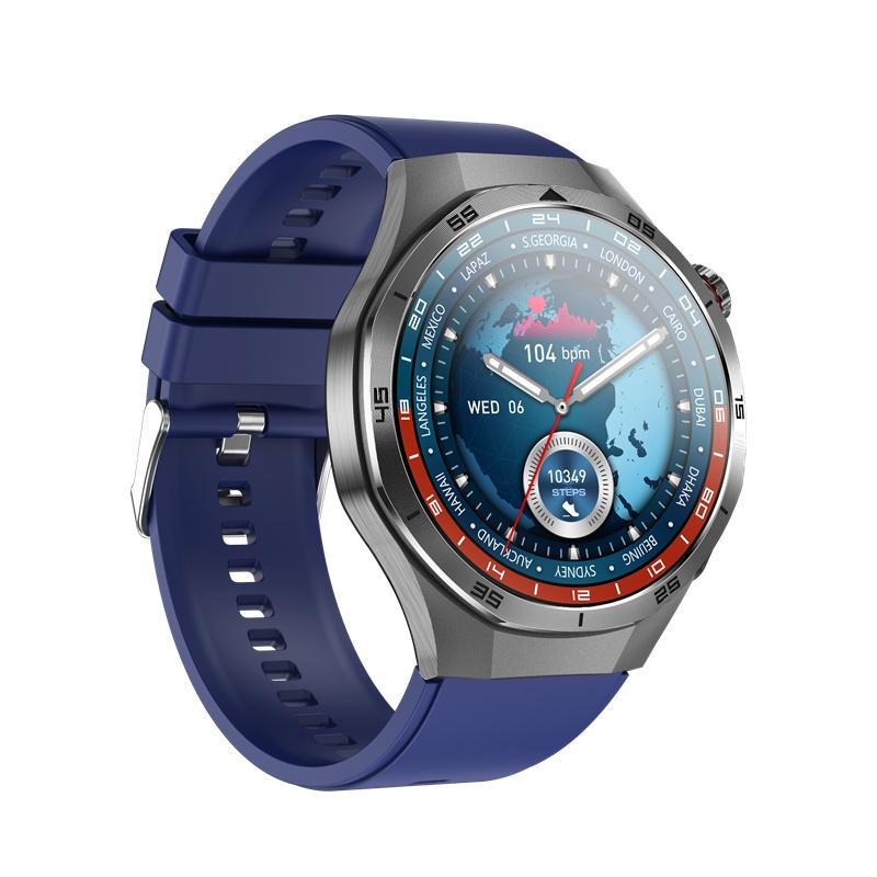 ET456 AMOLED Smart Watch Bluetooth Calling Sports Fitness Tracker Wristwatch Health Monitoring SOS Men Women Smartwatch