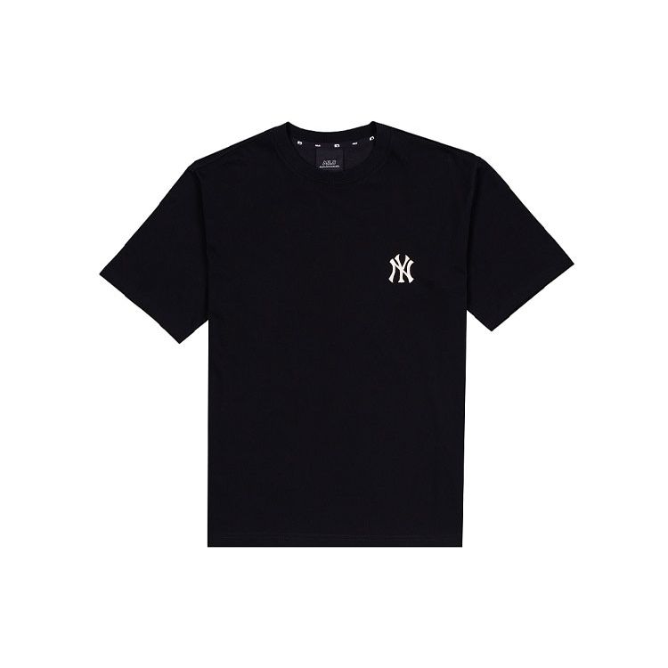 MLB New York Yankees Letter Print Sports American Vintage Crew Neck Short Sleeve T-Shirt Unisex Tops Black 31TSHC131-50L