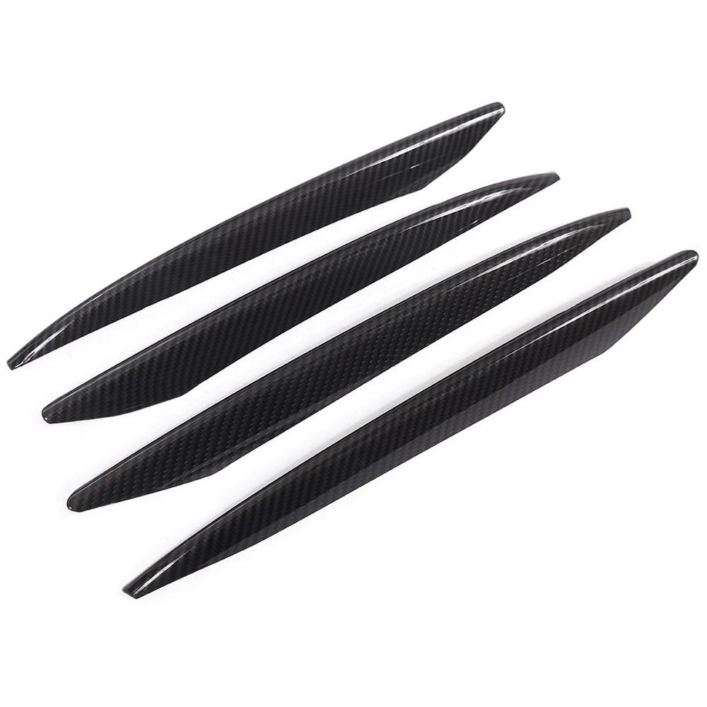 4pcs ABS Chrome Car Front Fog Light Lamp Strips Cover Protective Trim For Mercedes Benz E Class W213 E200 E300 2016-2019 E43 AMG