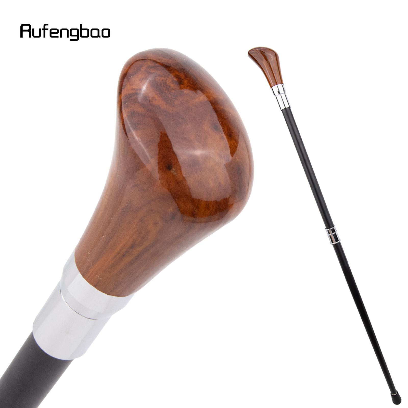 

Коричневая рукоятка серебряная трость модная декоративная трость джентльмен элегантная трость для косплея посох 93см