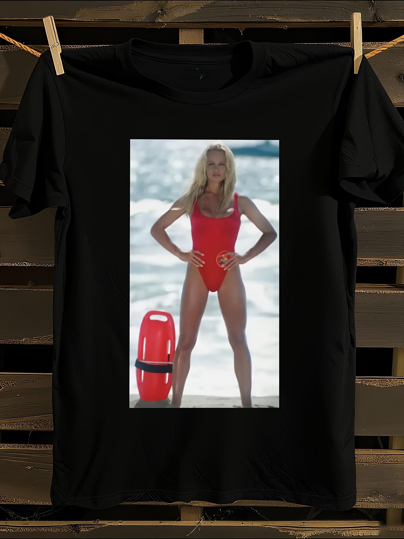 Pamela Anderson Iconic Baywatch Logo T-shirt XXXL