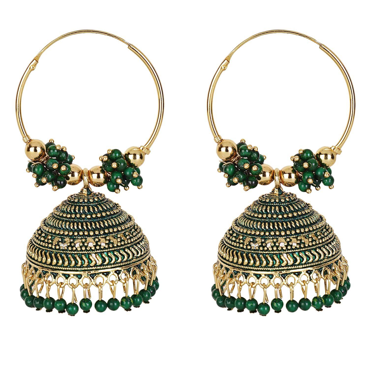 Последние стильные традиционные серьги-хумки для женщин и девочек