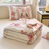 Tulip Bear Dog Rabbit Strawberry Fruit Pattern Printed Air Conditioner Quilt