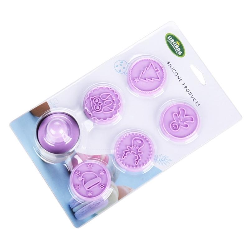 Plastic Stamp Mould Baking Tools Sugar Mold Chocolate Cookie Mold