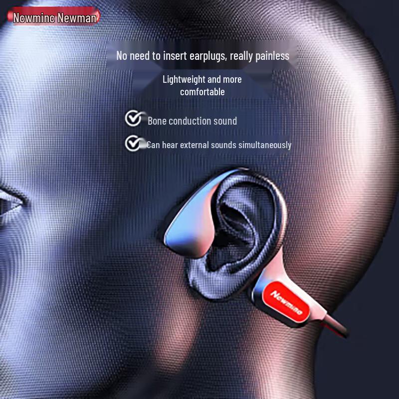 Newmine H67 Bone Conduction Bluetooth Sports Headset