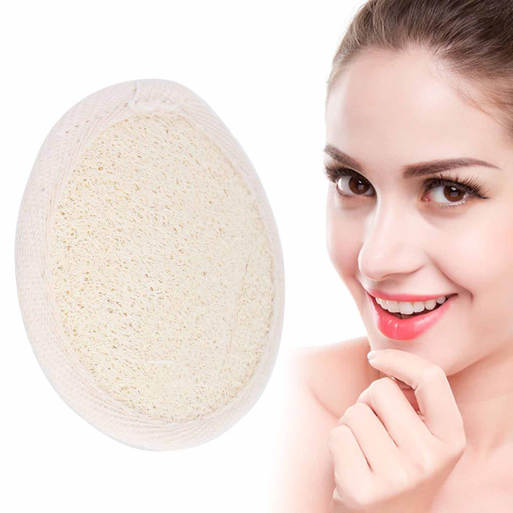 Exfoliating Loofah Pad Facial Body Scrubber Men Women Shower Bath Loofa Sponge Pad