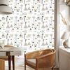 Animals and palm trees wallpaper for living room and bedroom 50x1000