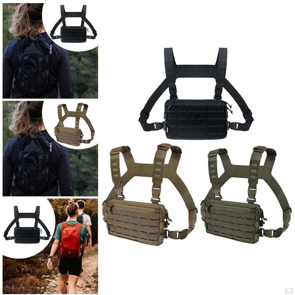 Chest Pack Utility Waterproof Pouch for Workout Cycling Rock Climbing