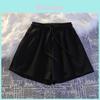 Baumwollmischung Lässige Shorts für Damen Mit Taschen Sommer Lounge Wear