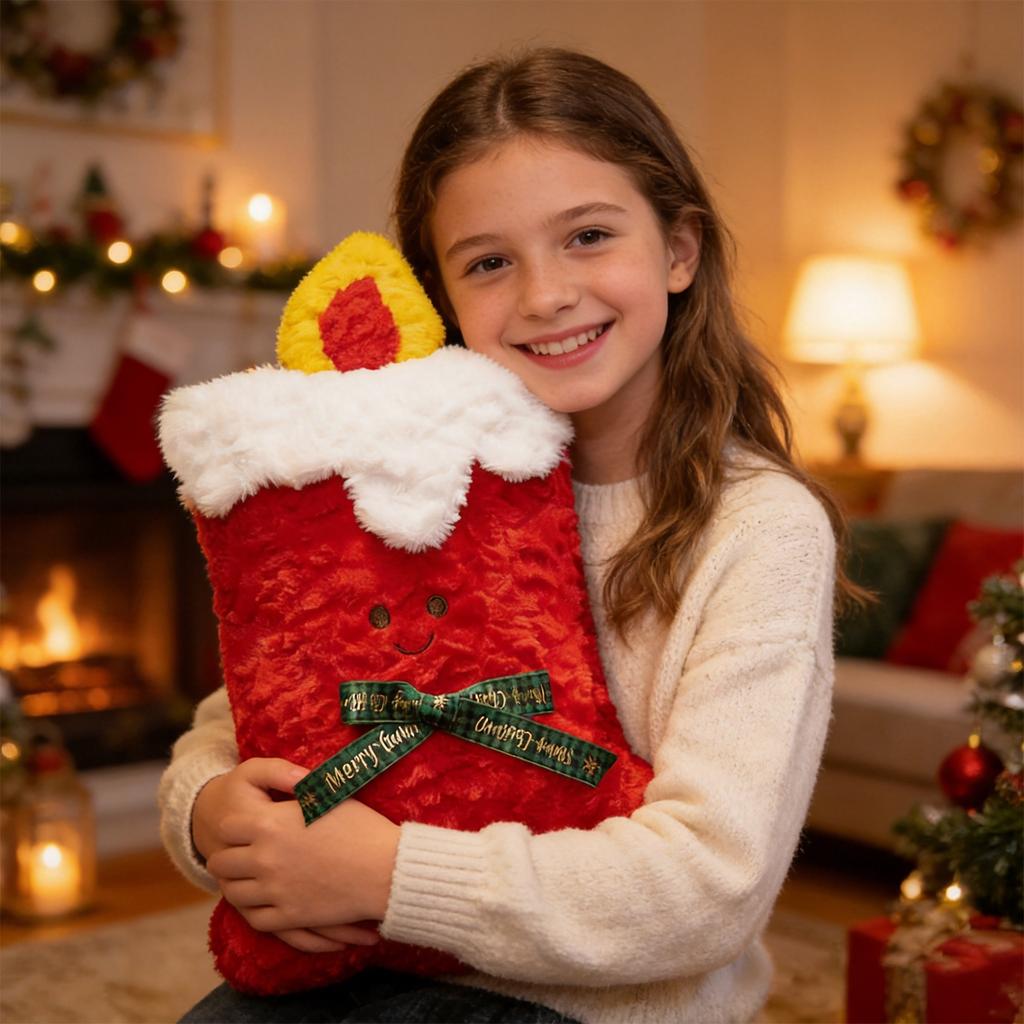 Christmas Tree Plush Soft Decorative Throw for Holiday Home Decor Gift