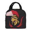 Sparta Warrior Spartan Skull Insulated Lunch Bag for Kids School Cooler Thermal Food Box Tote Leakproof Lunch Boxes Container