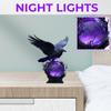 Gothic LED Light  Mystical A Glowing Sphere Sculpture