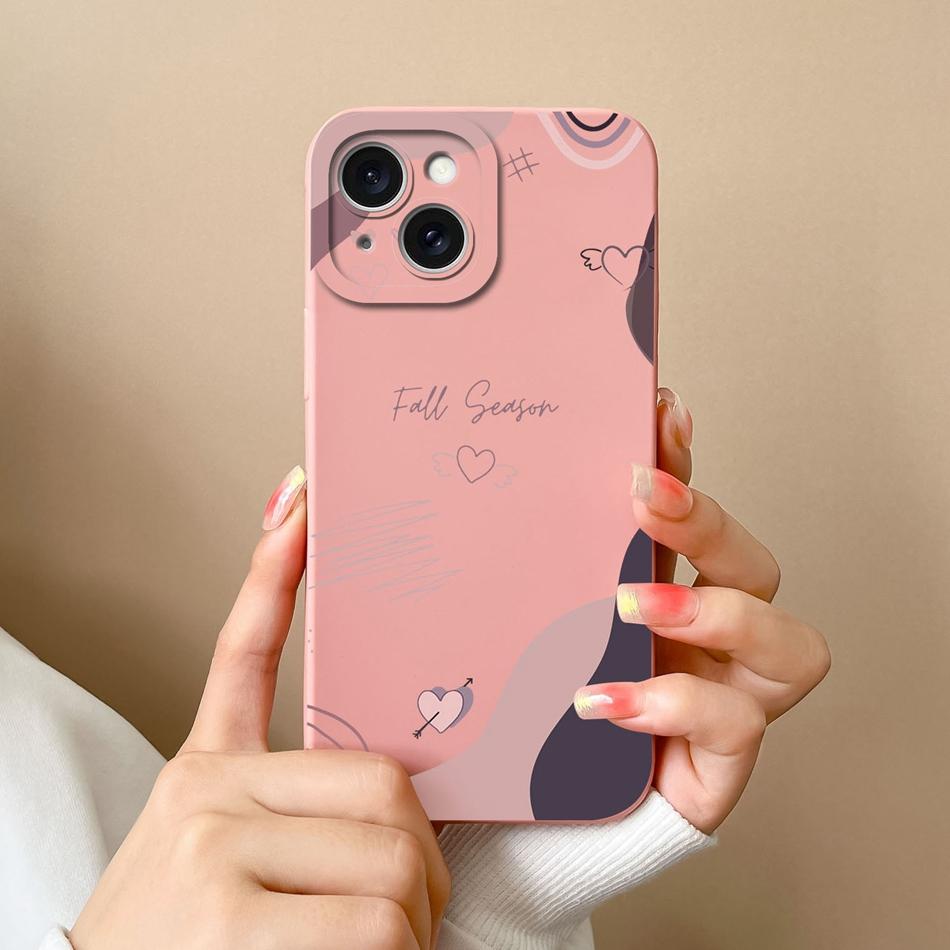 For Apple iPhone 15 Pro Max Plus Phone Case Fashion Bumper Soft Liquid Silicone Camera Protection Cover For iPhone15 ProMax Capa