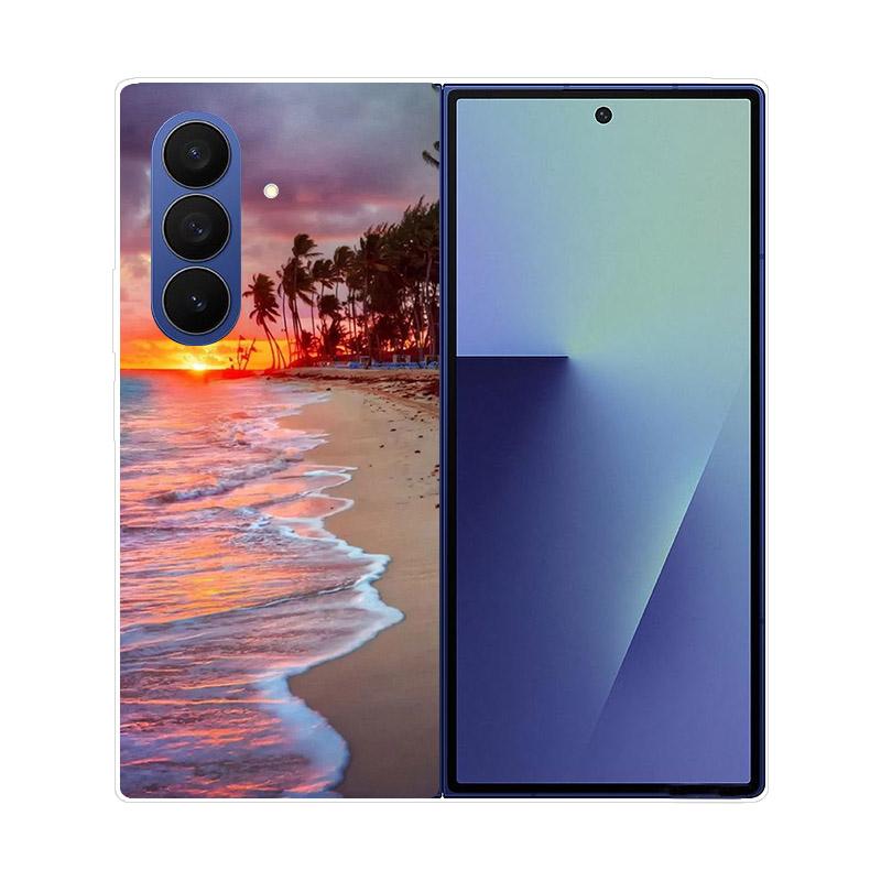 For Samsung Galaxy Z Fold 7 5G Phone Case Cover Transparent Back Protective Shell Coque For Samsung Z Fold7 Clear Hard PC Fundas