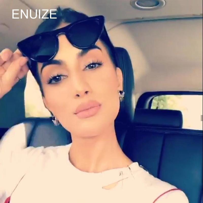 Süße sexy Retro Cat-Eye Sonnenbrille Damen Klein Schwarz Weiß Dreieckig Vintage Günstige Sonnenbrillen