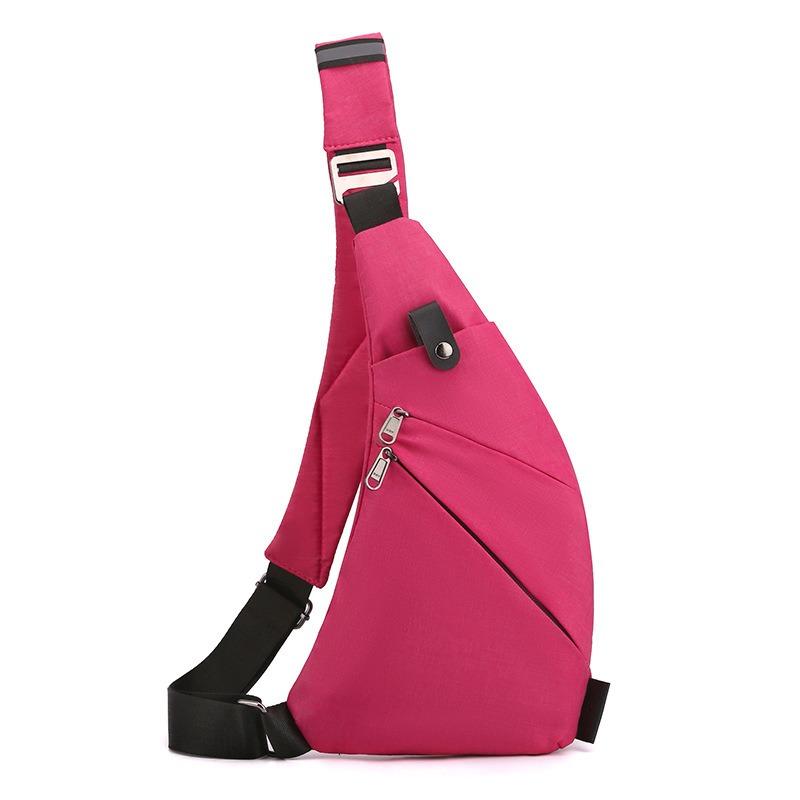 Men's breast bag, gun bag, messenger bag, multi-functional leisure bag, shoulder bag, anti-lost and anti-theft bag.