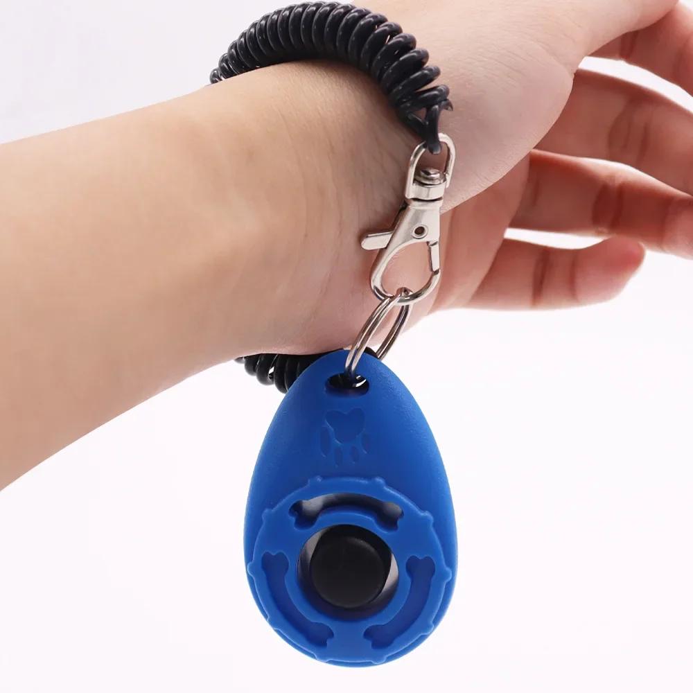 Dog Training Products High Quality Plastic Dog Clicker Sound Stop Barking Training Whistle Training Pet Clicker Tools For Dogs