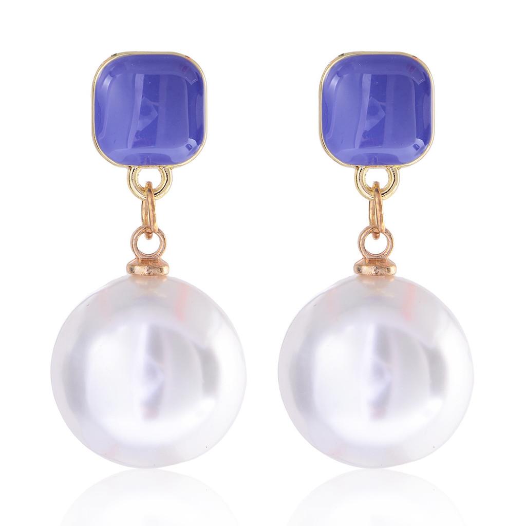 Butterfly Pearl Earrings With Silver And Gold Plating For Fashionable Ladies Style 15