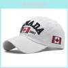 Letter Canada Baseball Cap Men And Women Pure Cotton Duck Tongue Cap Four Seasons Adjustable Hat