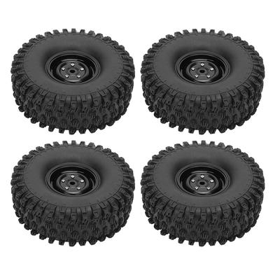 4pcs 1.9 Inch Wheel Rubber Tire RC Accessory Fit for 1Celsius10 RC Crawler 120mm