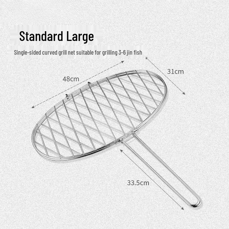 Stainless Steel BBQ Fish Grill Basket
