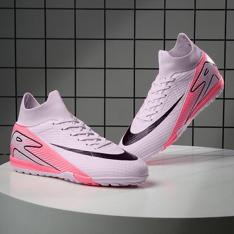 2025 Thorn 16 Soccer Shoes Boys High Top Teen Student Shattered Nail Ground Sneakers Girls