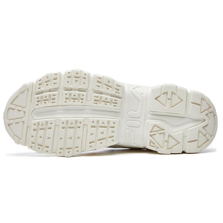 New FILA Cat Claw Low Top Casual Shoes Men's White Blue Yellow F12M114111FGN