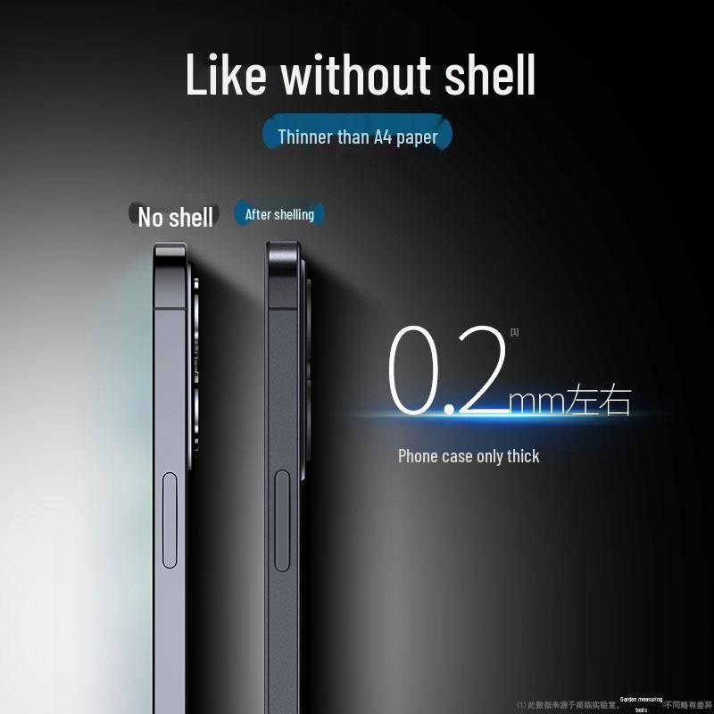 Ultra-Thin Matte Case for iPhone 13 Pro Max & iPhone 14 Pro with Lens Full Coverage and Anti-Drop Protection