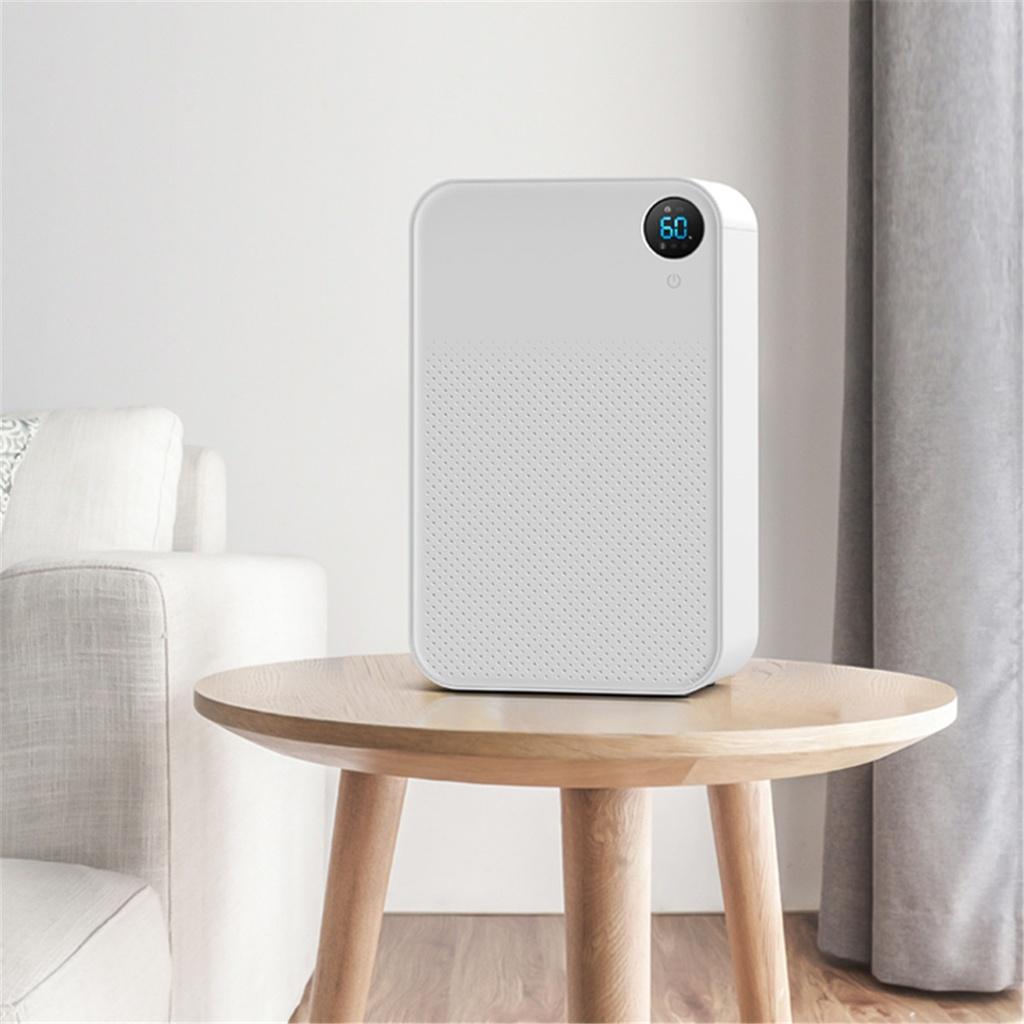 1.8L 220V Desktop Clothes Dryer Mute Air Dryer Home Bedroom Basement Water Moisture Absorber Portable Smart Dehumidifier