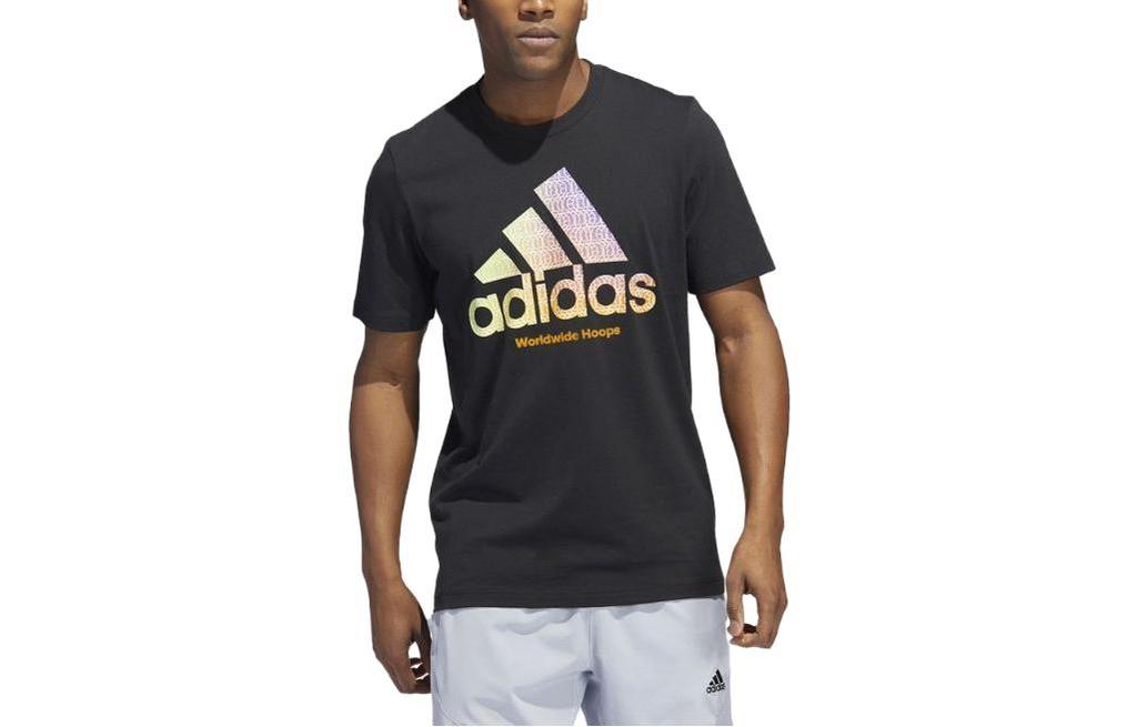 adidas Drop Shoulder Sleeve T-Shirt Men's Black HC6902