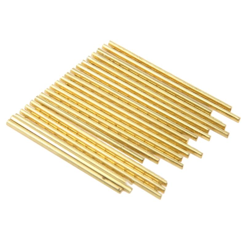 20Pcs/set Guitar Fret Wire 2.2mm 2.0mm 19 Frets 22 Frets Brass Fretwire Sets for Guitar Bass Fingerboard Replacements