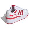 Adidas Originals Forum Bold Stripes Comfortable Classic Lightweight Low-Top Skate Shoes Women Sneakers White Red ID0565