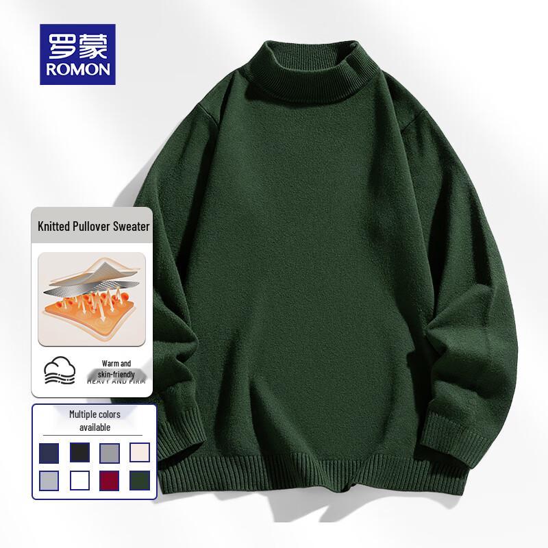 

ROMON Men s Crew Neck Core-Spun Knit Sweater 2XL