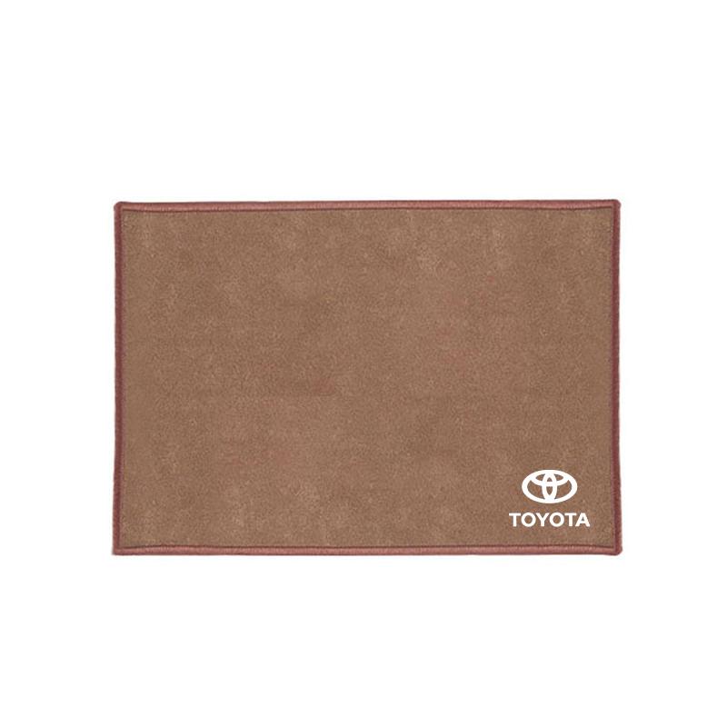 Car Microfiber Cleaning Towel Wipe Drying Cloth Rag Tool Keyring For Toyota RAV4 Corolla Yaris Prius CHR Camry Prado Mirai Hilux