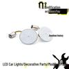 Harley Motorcycle LED Front Signal Light - White/Yellow Daytime Running & Turn Signal