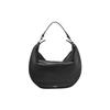 New VERSACE Cow Leather Crescent Bag Handbag, Shoulder Bag Women's Black 1007679-1A05878-1B00P