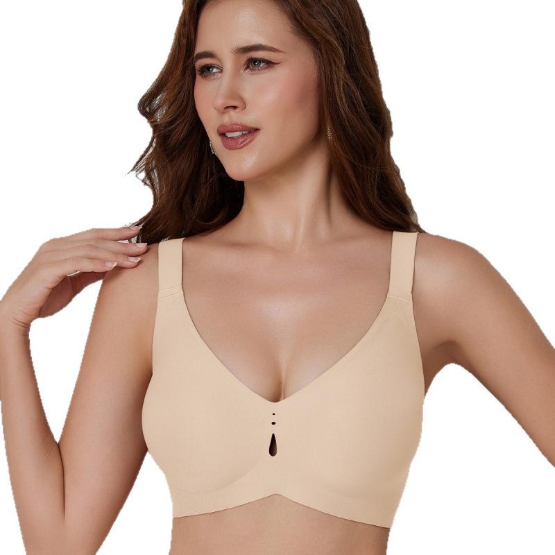 Nahtloser bügelloser Alltags-BH mit Jelly-Gel-Cups