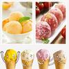 Stainless Steel Fruit Ice Cream Scoop Spoon Practical with Plastic Handle Kitchen Tool Hot Ice Cream Scoop Ice Cream Spoon