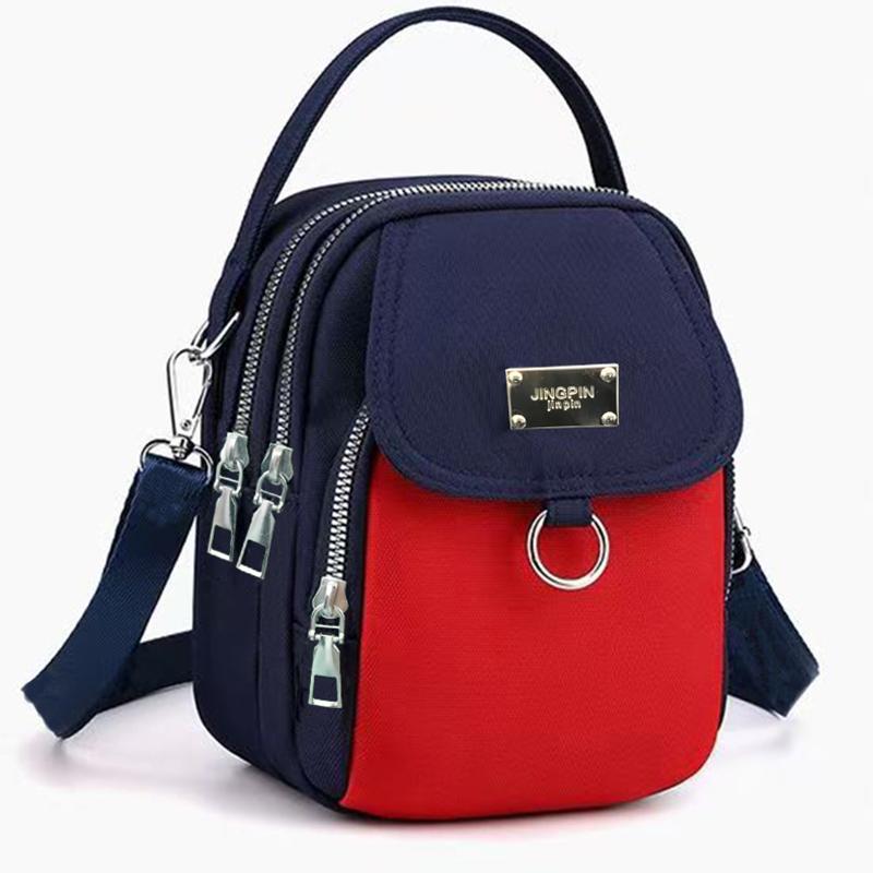 

Neutral Style Shoulder Bag for Men and Women, Suitable for Travel and Photography It Is A Cross-Body Bag Made of Oxford Fabric.