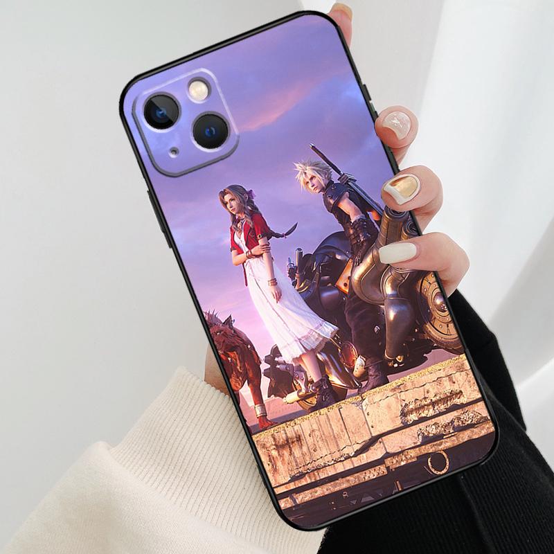 Aerith Gainsborough Final Fantasy Phone Case For iPhone 11 12 13 14 15 16 Pro Max Mini X XR XS Max Plus Cover Funda