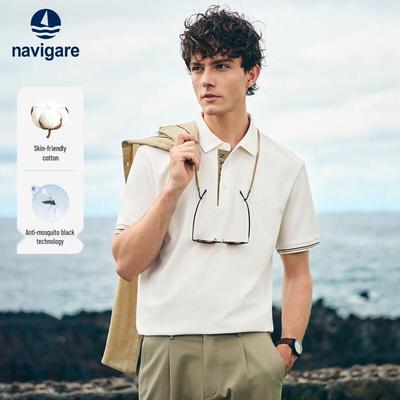 Men's Mosquito Repellent Short Sleeve Polo Shirt