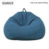 Household Indoor Lazy Lounge Chair Large Bean Bag Chair Sofa Cover Without Filler