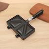 Heat-resistant Breakfast Sandwich Baking Pan Double-Sided Sandwich Maker Toast Frying Pan  Bread