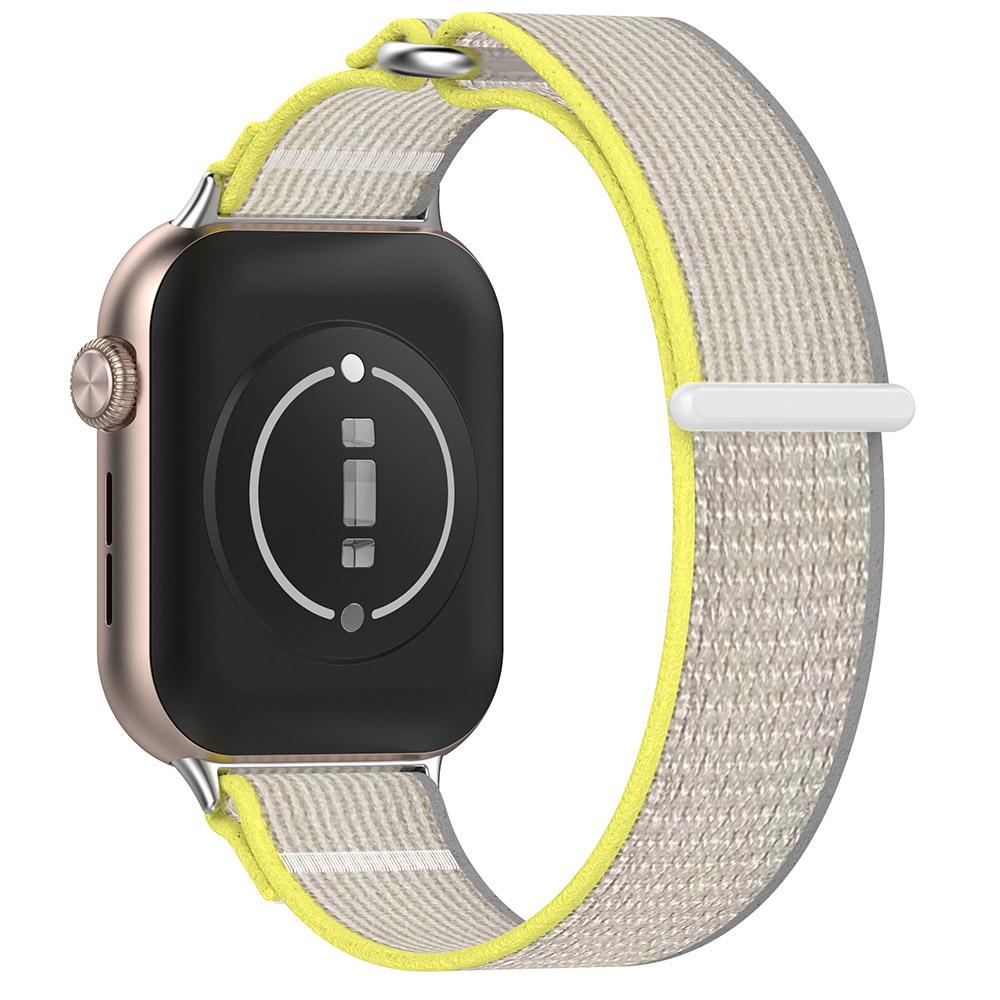 

Для Honor Watch 5 ремешок регулируемый плетеный нейлоновый спортивный ремешок для часов Yellow+Grey