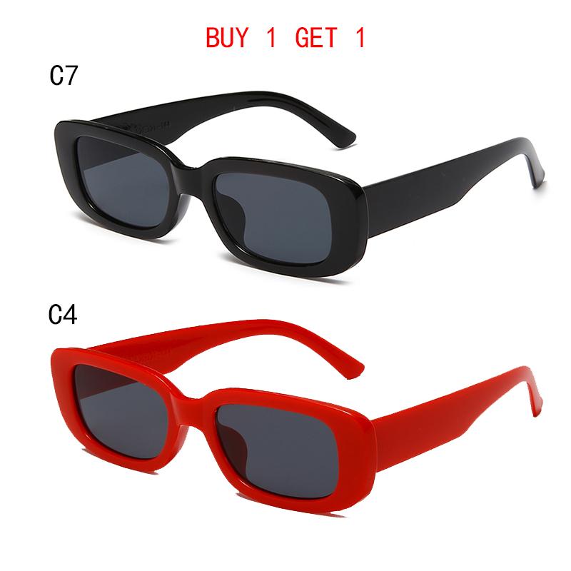 

2Pcs Women Sports Glasses Vintage Mirrored Cat Eye Sunglasses Retro Small Frame Uv400 Eyewear Fashion Ladies Driver Goggles