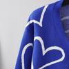 2023 Fall and Winter New Women's Knit Sweater Sweater Love Short Cardigan Jacket