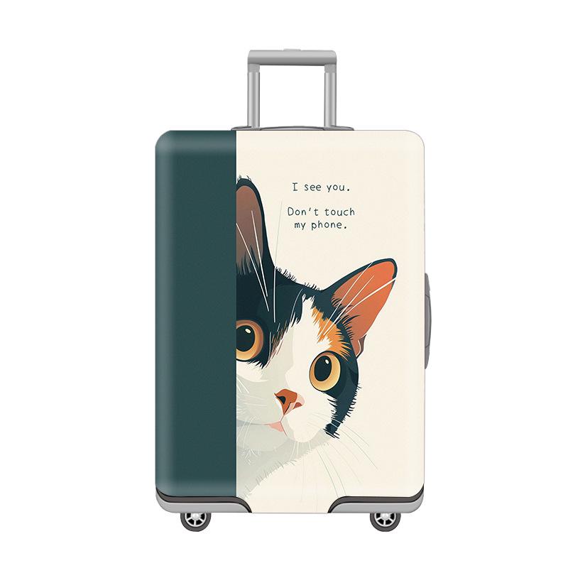 Thickened Cartoon Leather Suitcase Covers: Protective Dust Cover for 20, 24, and 28 Trolley Cases