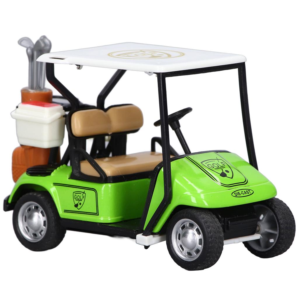 1:36 Alloy Action Cart Model Simulated Pull Back Car Toy Decoration Holiday Gift for ChildrenGreen